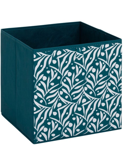Lot de 6 boites de rangement cubes à motifs olivier MIX'N MODUL - Kiabi