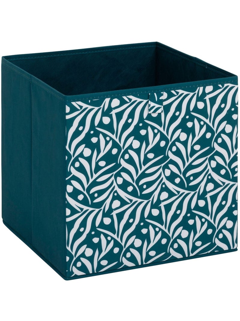 Lot de 6 boites de rangement cubes à motifs olivier MIX'N MODUL Bleu - Kiabi