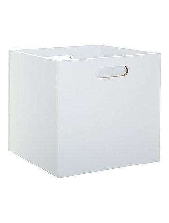 Lot de 6 Boîtes de rangement effet bois en MDF Mix n' modul