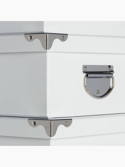 Lot de 6 boîtes de rangement en métal BOX' - Kiabi