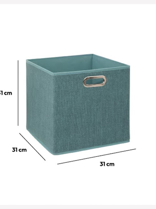 Lot de 6 boîtes de rangement en tissu MIX'N MODUL - Kiabi