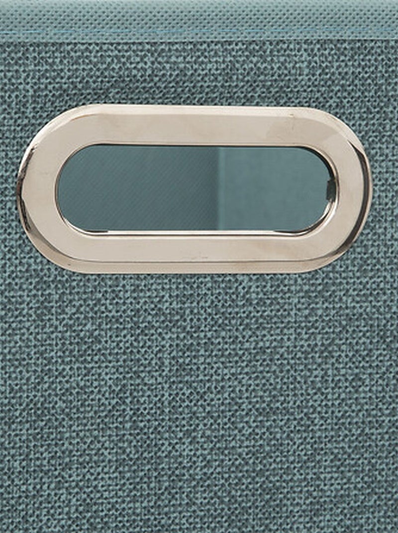 Lot de 6 boîtes de rangement en tissu MIX'N MODUL Bleu clair - Kiabi