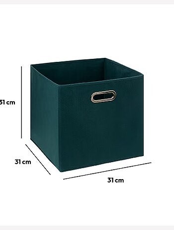 Lot de 6 boîtes de rangement en tissu MIX'N MODUL