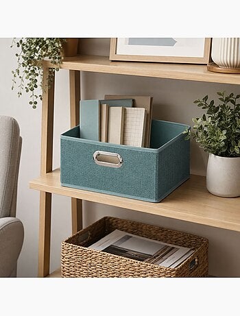 Lot de 6 boites de rangement rectangulaires en tissu MIX'N MODUL