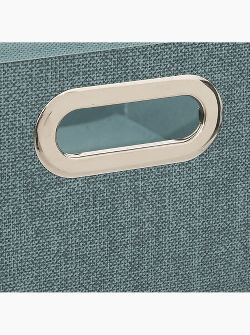 Lot de 6 boites de rangement rectangulaires en tissu MIX'N MODUL - Kiabi