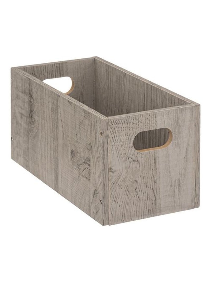 Lot de 6 boîtes de rangement rectangulaires MIX'N MODUL Gris - Kiabi