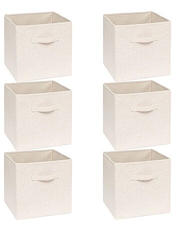 Lot de 6 boîtes de rangement TIDY BOX
