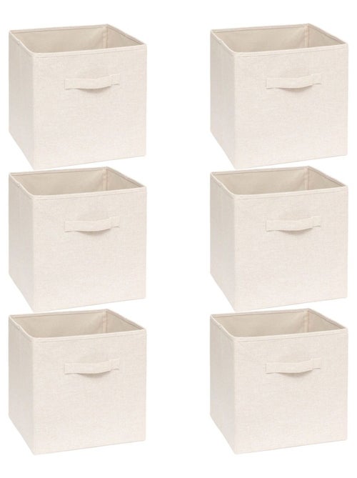 Lot de 6 boîtes de rangement TIDY BOX - Kiabi