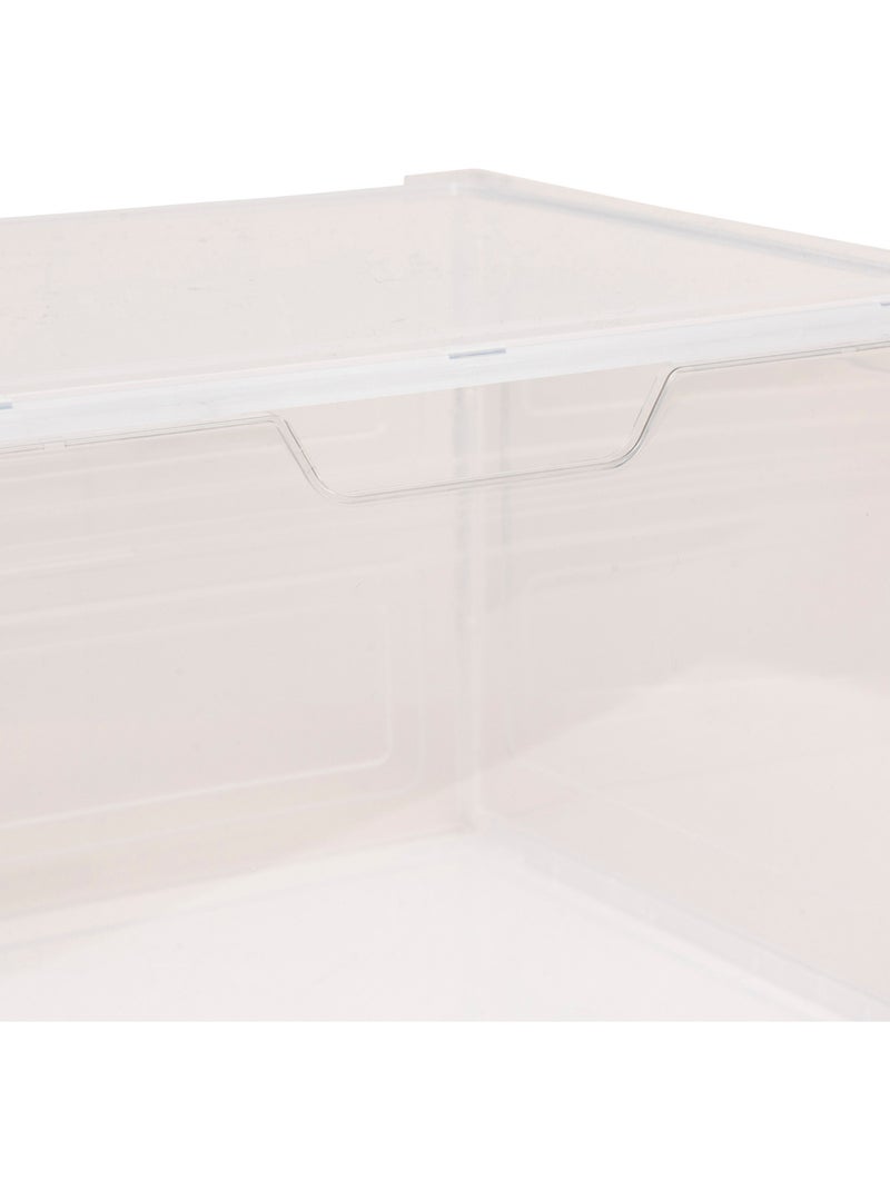 Lot de 6 boîtes range-chaussures spacy plus Transparent - Kiabi