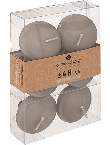 Lot de 6 Bougie flottante HUGO