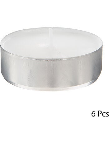 Lot de 6 bougies chauffe-plat MANY