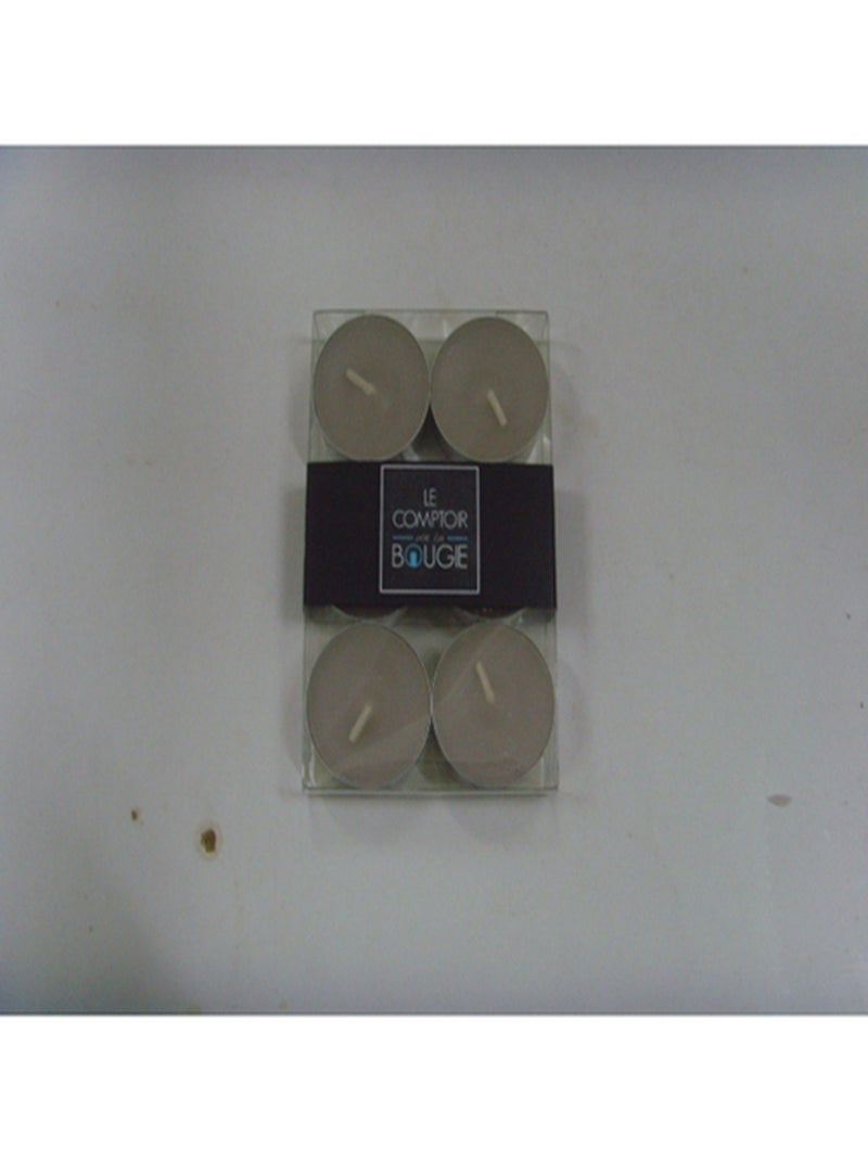 Lot de 6 bougies décoratives colorées Beige - Kiabi