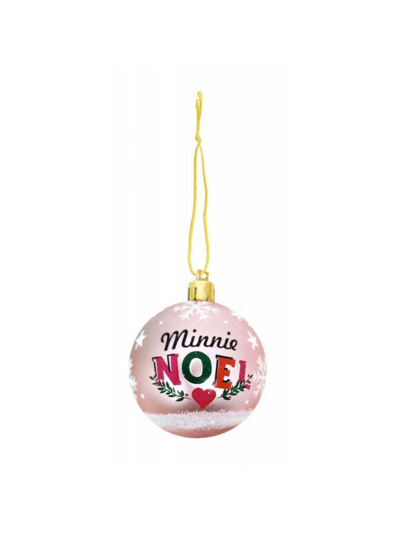 Lot de 6 Boules de Noël - Disney Minnie - Rose - 8 cm Rose - Kiabi