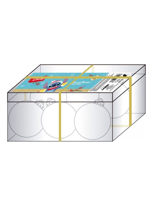 Lot de 6 Boules de Noël - Lilo & Stitch - 8 cm - Kiabi