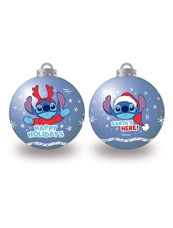 Lot de 6 Boules de Noël - Lilo & Stitch happy - 8 cm