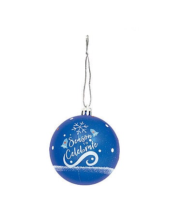 Lot de 6 boules de Noël 8cm - La Reine des Neiges II
