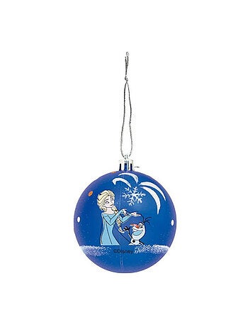 Lot de 6 boules de Noël 8cm - La Reine des Neiges II