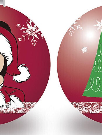 Lot de 6 boules de Noël 8cm - Mickey