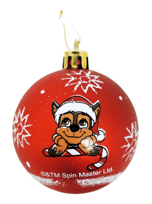 Lot de 6 boules de Noël 8cm- Pat Patrouille - Kiabi
