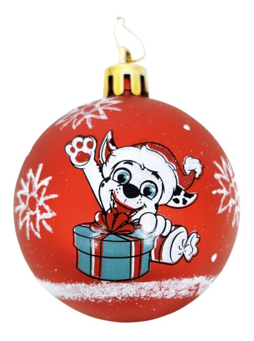 Lot de 6 boules de Noël 8cm- Pat Patrouille - Kiabi