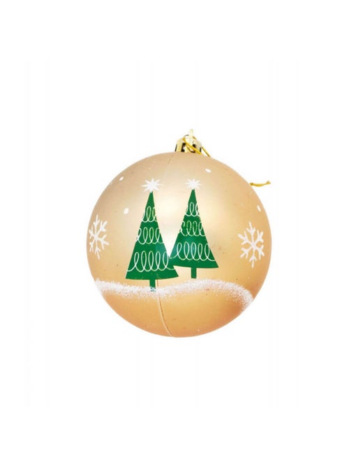 Lot de 6 boules de Noël dorées 8cm - Mickey - Kiabi