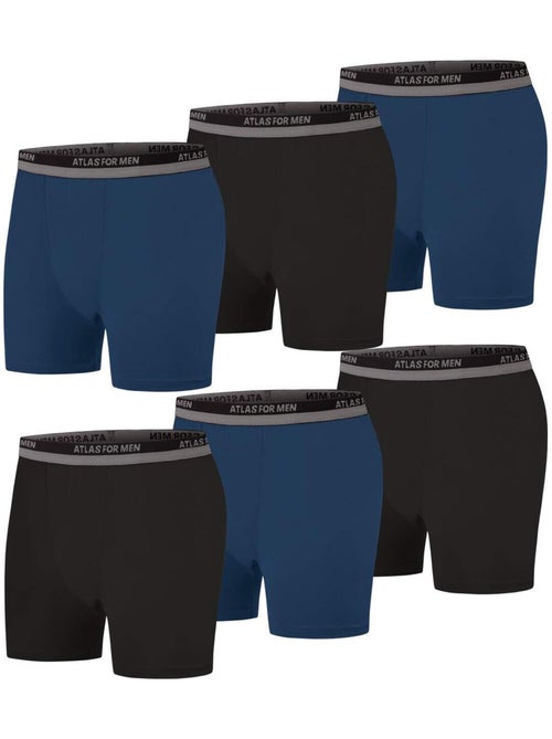 Lot de 6 boxers atlas ® - atlas for men - Kiabi Lot de 6 boxers atlas ® - atlas for men - Kiabi