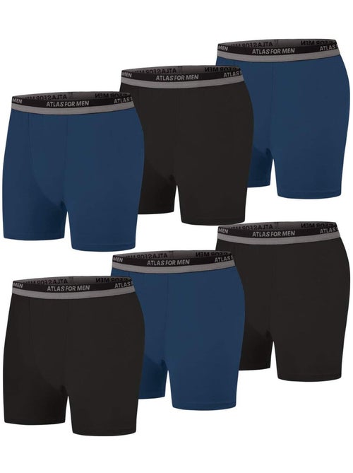 Lot de 6 Boxers Atlas ®  - ATLAS FOR MEN - Kiabi
