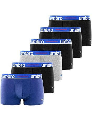 Lot de 6 Boxers coton homme Line Class Umbro