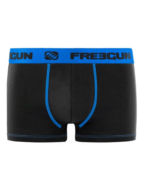 Lot de 6 boxers coton homme Uni Freegun - Kiabi