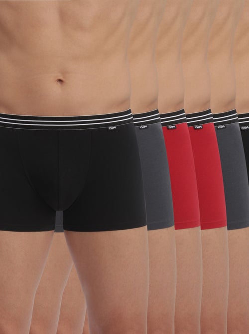 Lot de 6 Boxers Coton Respirant EcoDim - Kiabi