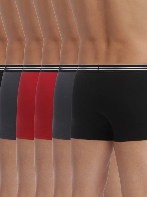 Lot de 6 Boxers Coton Respirant EcoDim - Kiabi