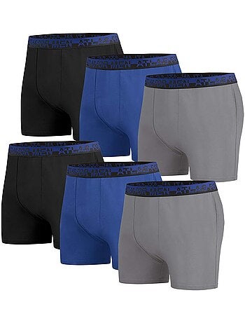Lot de 6 boxers essentiel confort - atlas for men