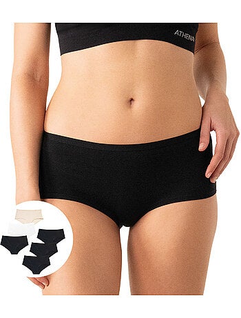 Lot de 6 boxers femme Ecopack Athena