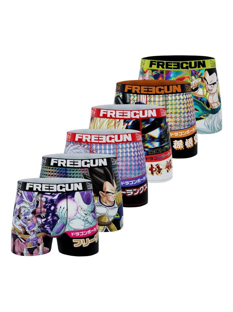 Lot de 6 boxers garçon Dragon Ball Z Freegun Noir - Kiabi