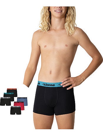 Lot de 6 boxers garçon Trio Choc Athéna