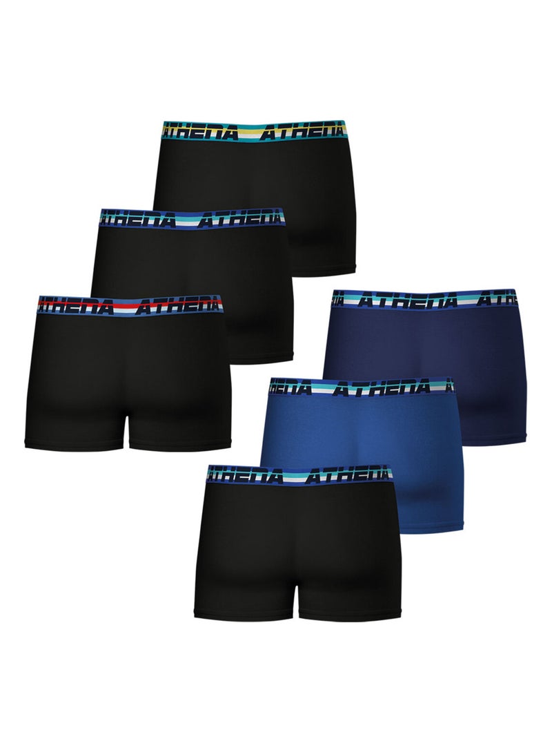 Lot de 6 boxers homme 720 Stretch Athena Multicolore - Kiabi