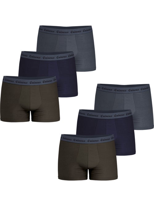 Lot de 6 boxers homme Allure Eminence - Kiabi