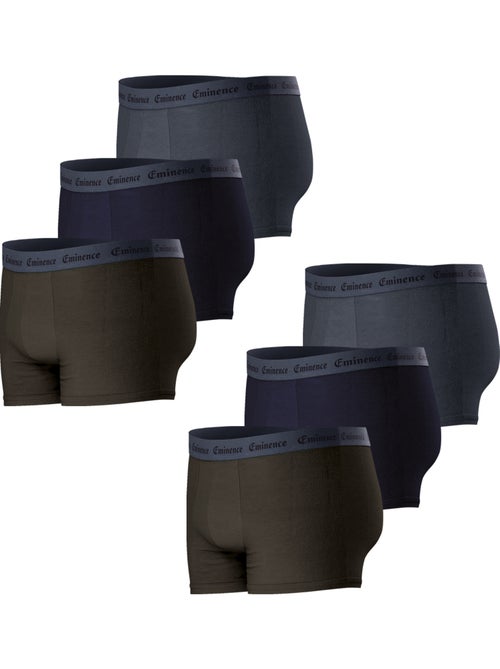 Lot de 6 boxers homme Allure Eminence - Kiabi