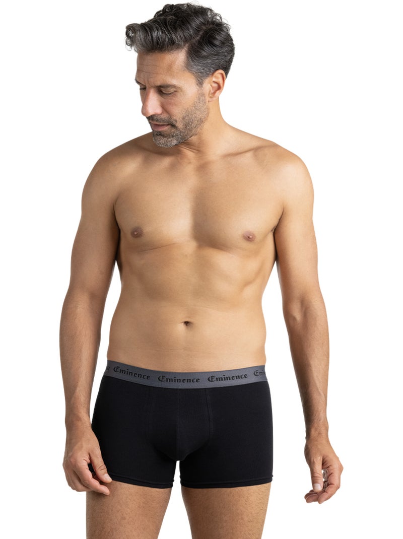 Lot de 6 boxers homme Allure Eminence Noir - Kiabi