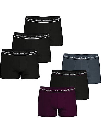 Lot de 6 boxers homme Business Eminence