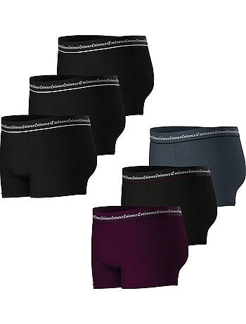Lot de 6 boxers homme Business Eminence