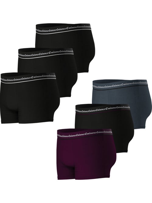 Lot de 6 boxers homme Business Eminence - Kiabi