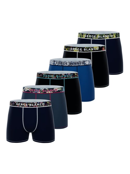 Lot de 6 boxers homme ceinture sublimation Serge Blanco Serge Blanco - Kiabi
