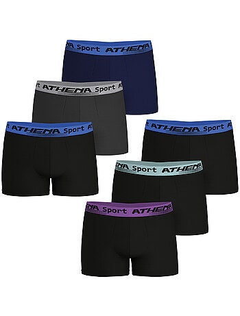 Lot de 6 boxers homme Daily Sport Air Athena
