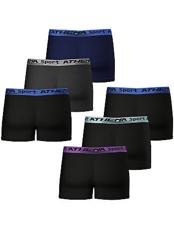 Lot de 6 boxers homme Daily Sport Air Athena