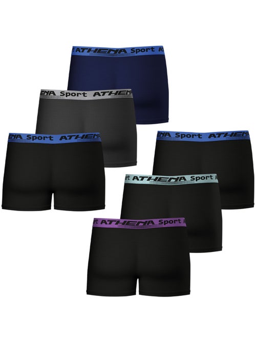 Lot de 6 boxers homme Daily Sport Air Athena - Kiabi