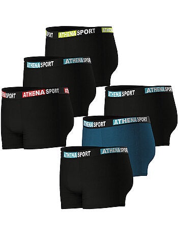 Lot de 6 boxers homme Daily Sport Athena