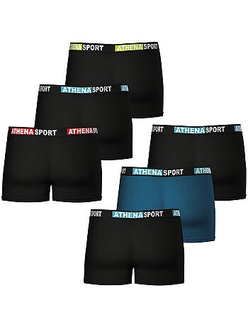 Lot de 6 boxers homme Daily Sport Athena