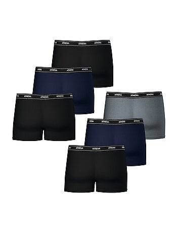 Lot de 6 boxers homme Duo Essentiel Athena