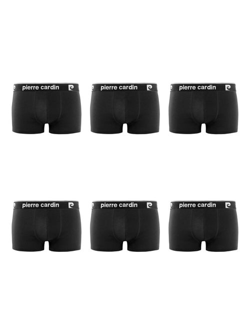 Lot de 6 boxers homme en coton Basic Pierre Cardin - Kiabi